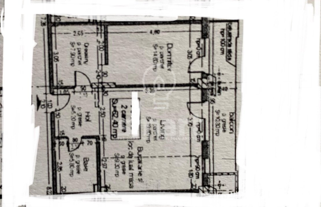 Apartament 3 camere 62 mp CBC Center Marasti 