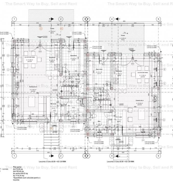 Casa tip Duplex NOU 160 mp 4 camere Voronet Iris