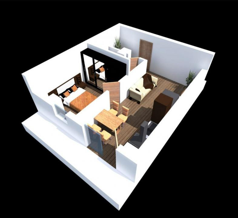 Apartament 2 camere bloc nou Dambul Rotund