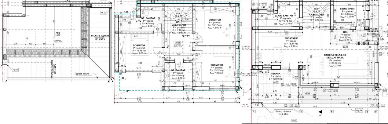 Duplex modern 158 mp plus 300 curte