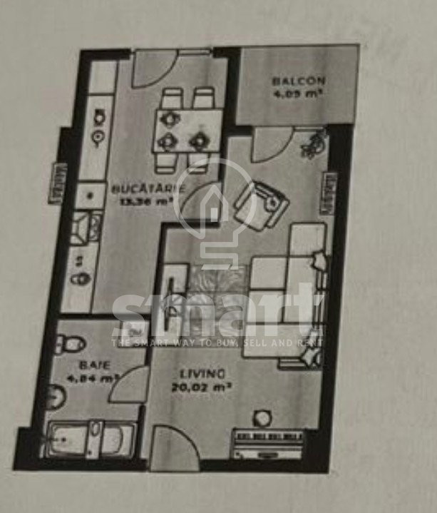 Apartament 38mp Soporului 1