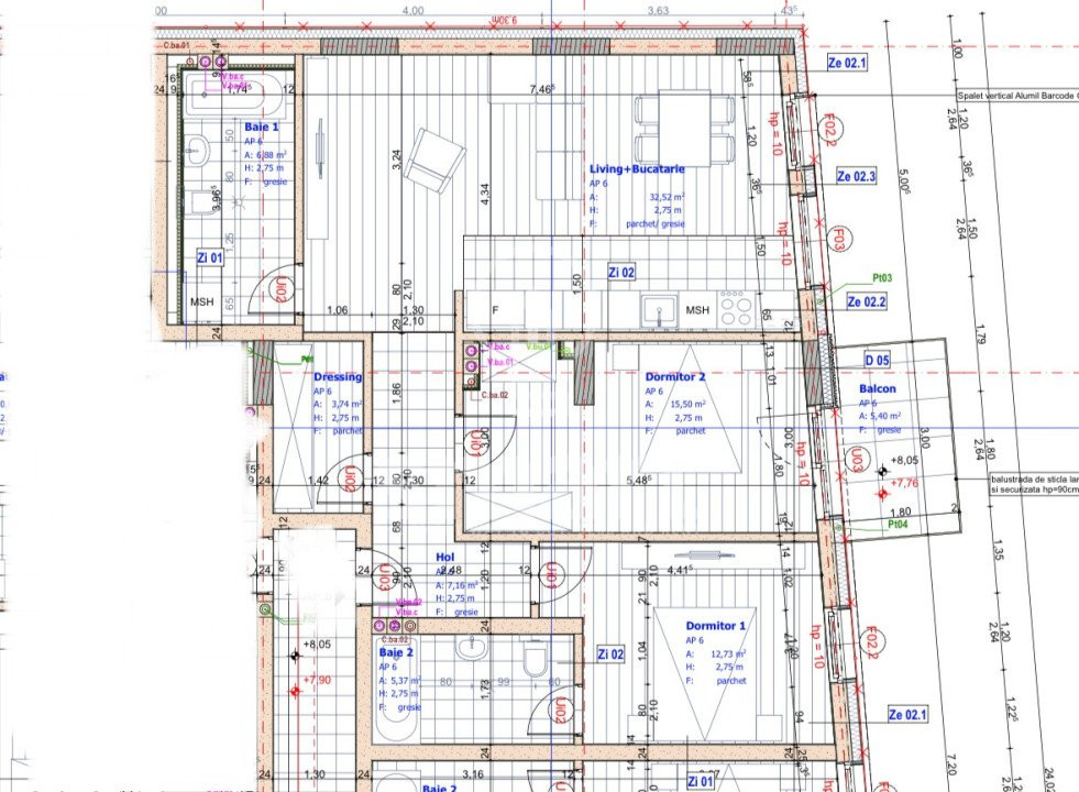 Apartament 3 camere BLOC NOU Semicentral