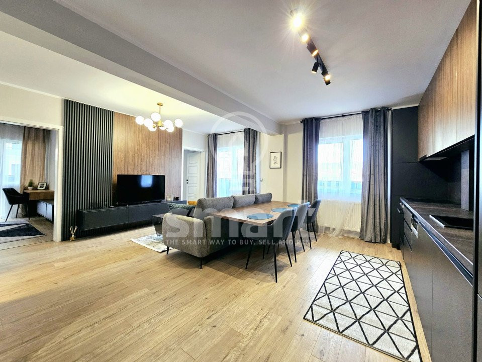 Apartament 3 camere mobilat, utilat , Floresti zona Terra