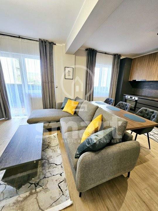 Apartament 3 camere mobilat, utilat , Floresti zona Terra