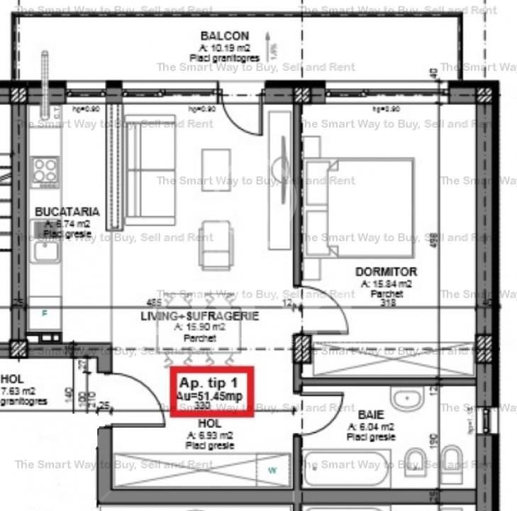 Apartament 2 camere BLOC NOU Borhanci