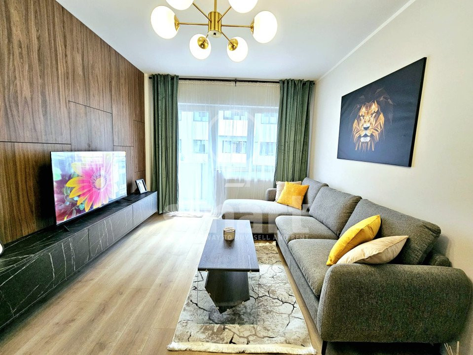 Apartament 2 camere, ultrafinisat, zona Terra, Floresti 