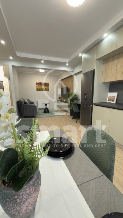 Apartament 2 camere, ultrafinisat, zona Terra, Floresti