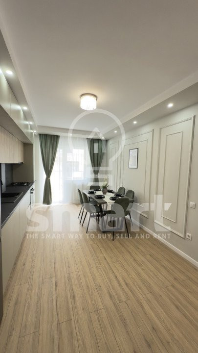 Apartament 2 camere, ultrafinisat, zona Terra, Floresti