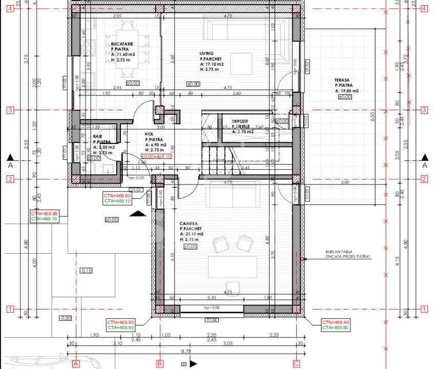 Casa moderna , foarte bine compartimentata, Voronet
