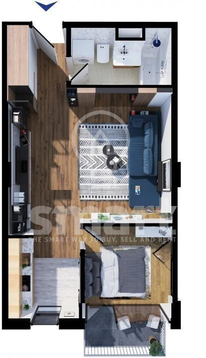 Apartament tip Studio 45mp BLOC NOU Zorilor