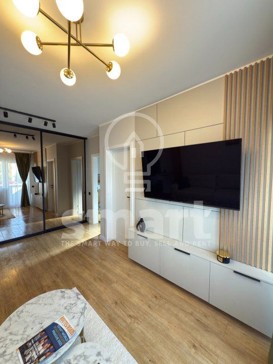 Apartament 2 camere, ultrafinisat, zona Terra, Floresti,  Comision 0%