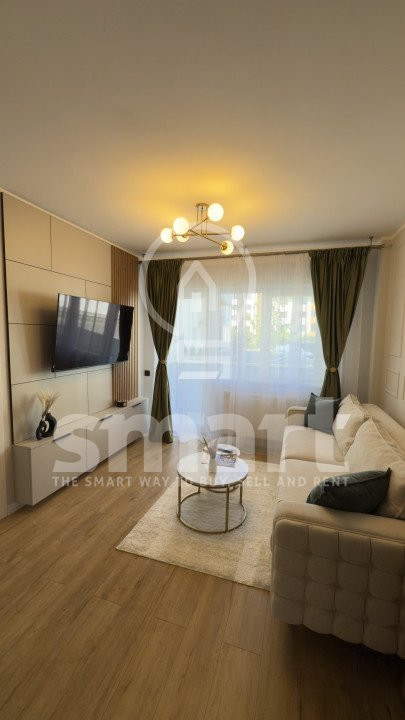 Apartament 2 camere, ultrafinisat, zona Terra, Floresti,  Comision 0%