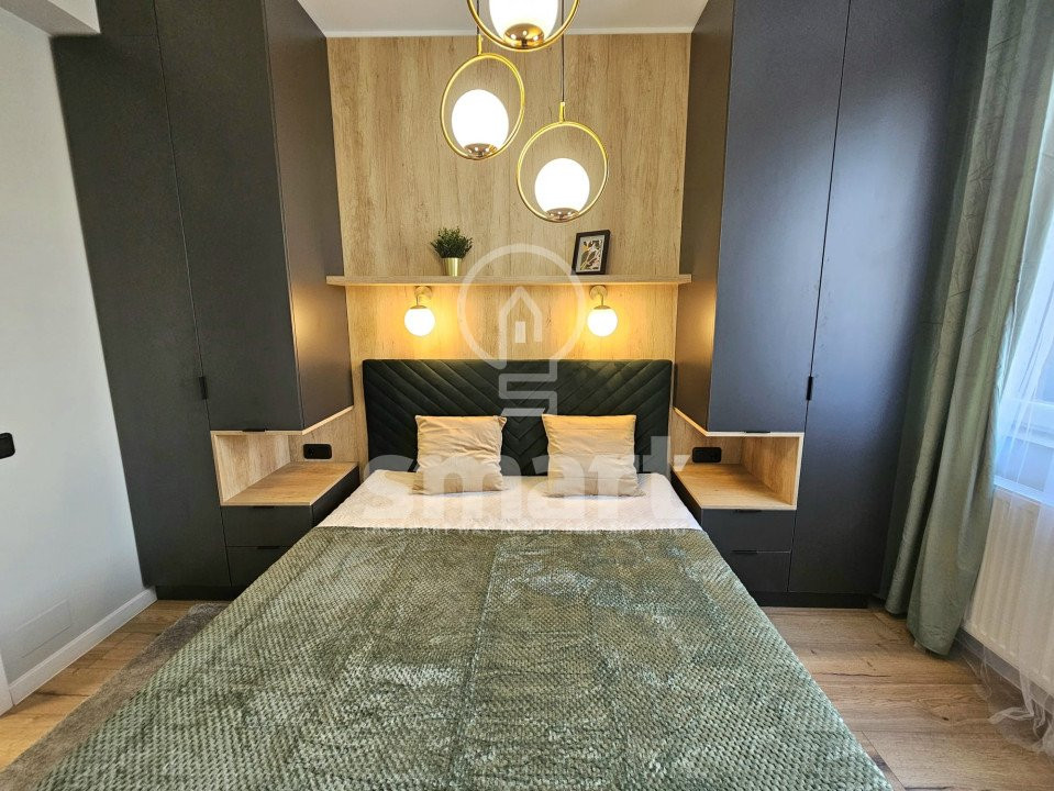 Apartament 2 camere cu terasa 23 mp, ultrafinisat, zona Terra, Floresti 