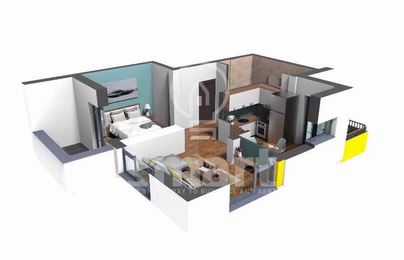 Apartament 2 camere modern Citadela Residence Manastur 