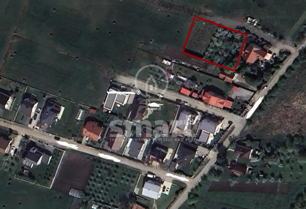 Teren plan autorizat casa individuala Borhanci 1122 mp