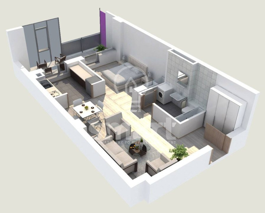 Apartament 2 camere bloc nou Marasti 