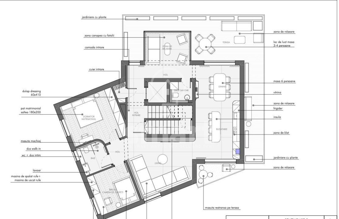 Apartament tip Penthouse de vânzare – zonă exclusivistă Buna Ziua 