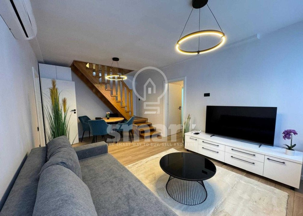 Apartament ultrafinisat, 90 mp, 2 nivele, Centru Piata Mihai Viteazu 