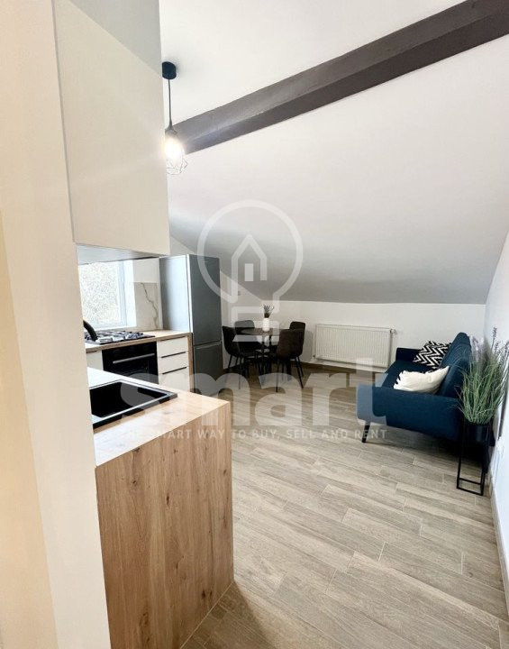 Apartament 1 camera spatios 45 mp Borhanci Gheorgheni 