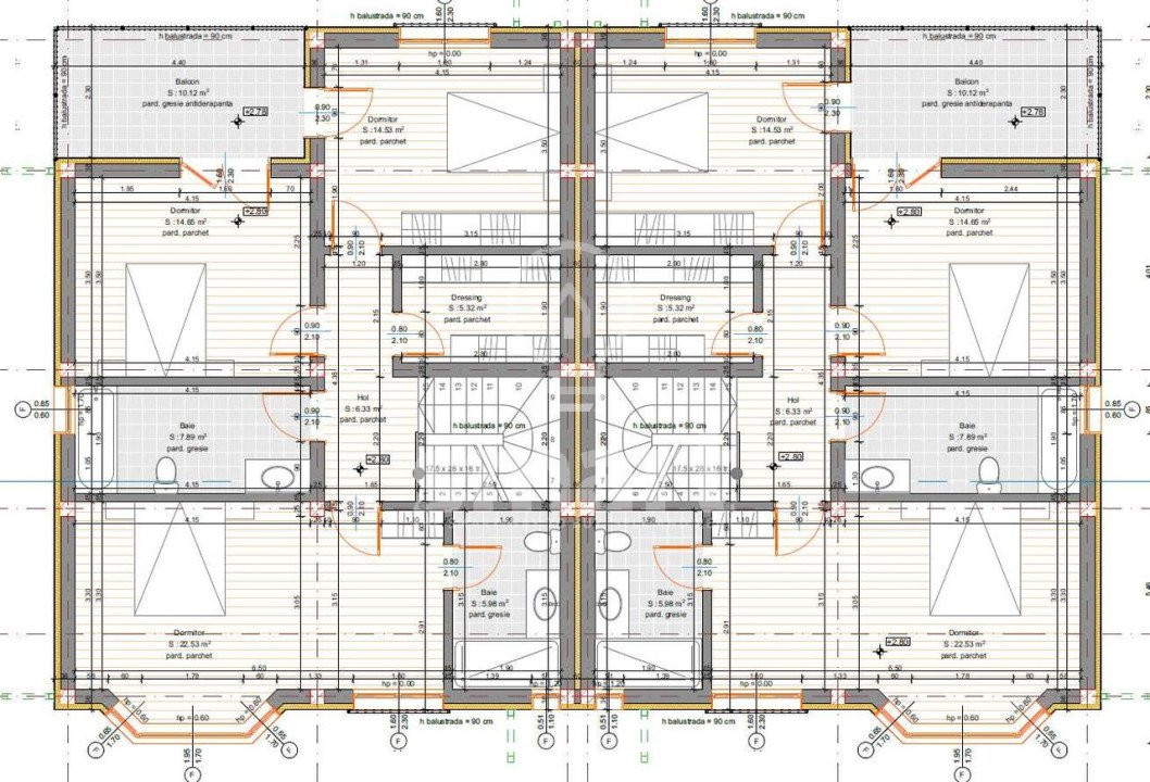 Casă duplex modernă de 168 mp utili teren 600 mp în satul Gheorghieni / Borhanci