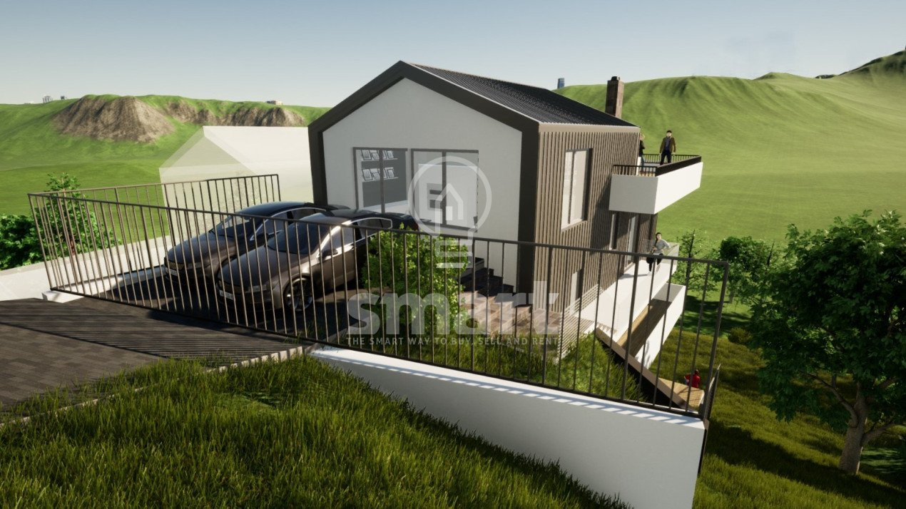 Teren intravilan cu priveliște panoramică 1350mp Feleacu