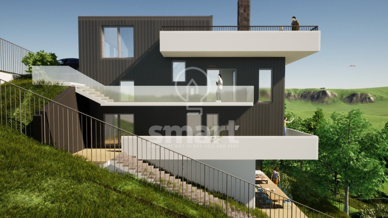 Teren intravilan cu priveliște panoramică 1350mp Feleacu