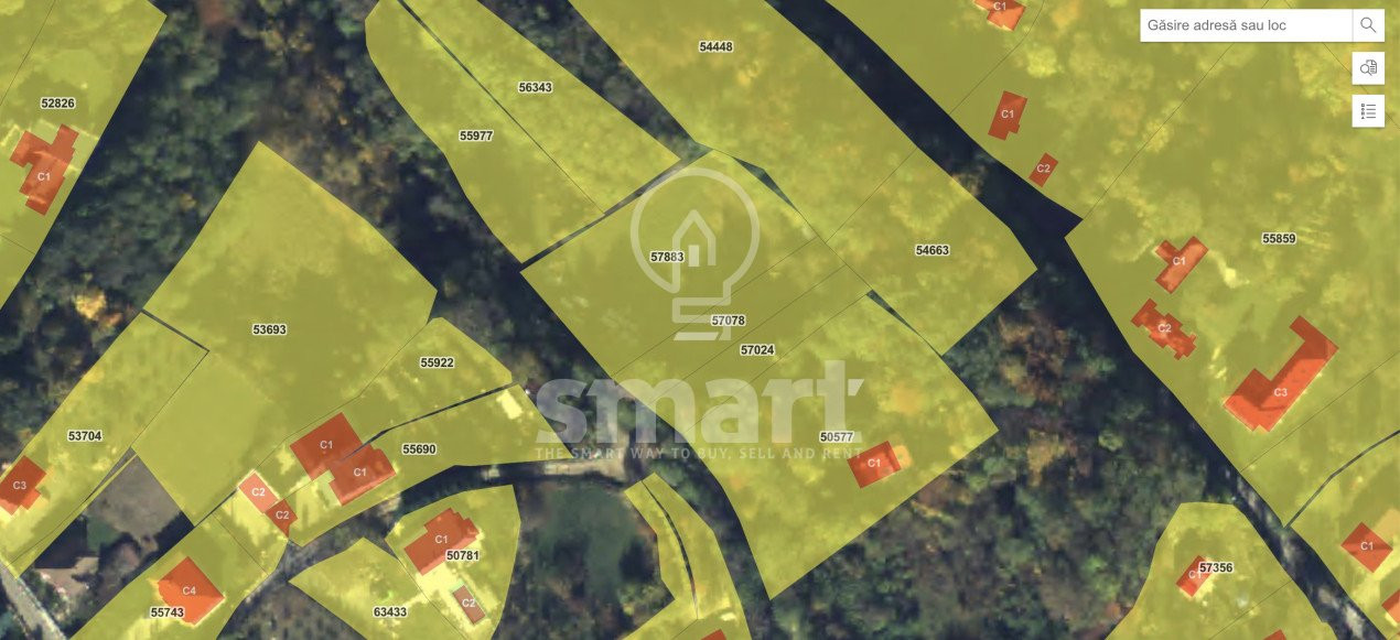 Teren intravilan cu priveliște panoramică 1350mp Feleacu