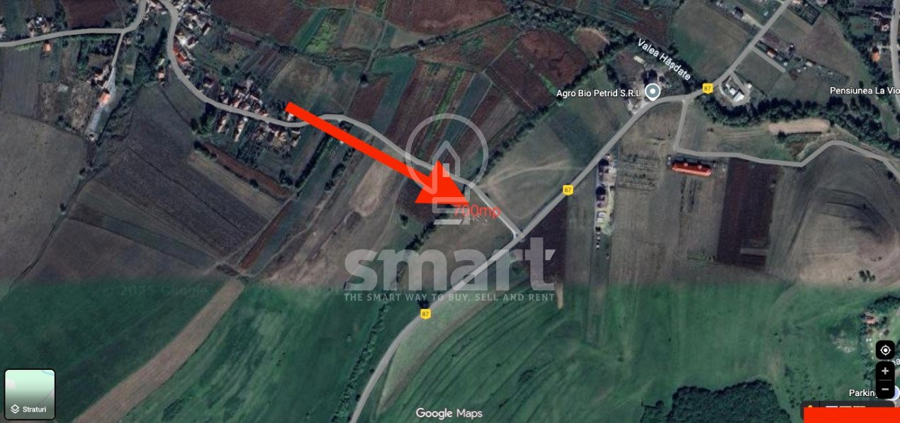 Teren intravilan cu priveliște spectaculoasă Petrești de Jos Cluj