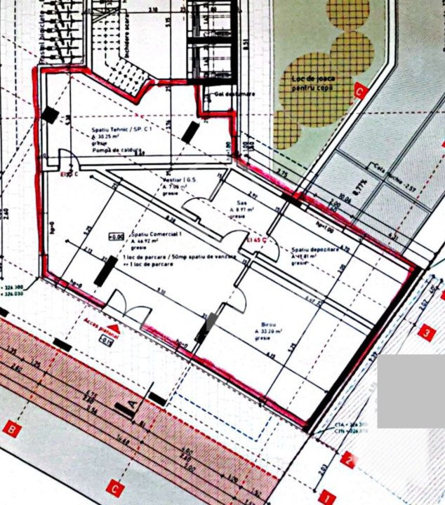 Spatiu Comercial cu vitrina 150mp Marasti Str. Campina 