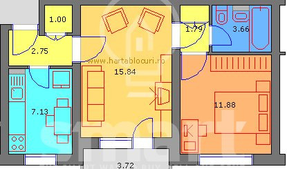 Apartament 2 zona Semicentrala  Strada Horea