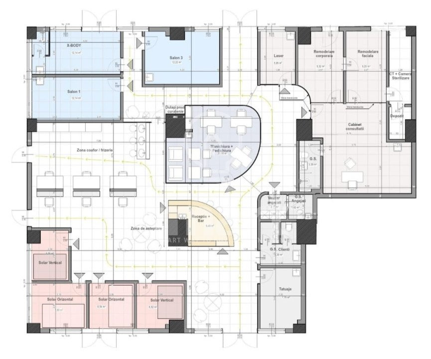 Spatiu comercial , parter de bloc nou, vitrina generoasa