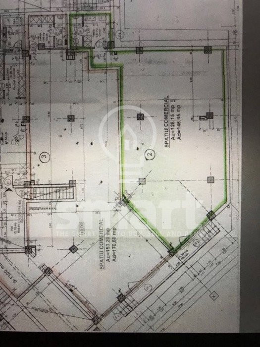 Spatiu comercial 166 mp cu vitrina Marasti