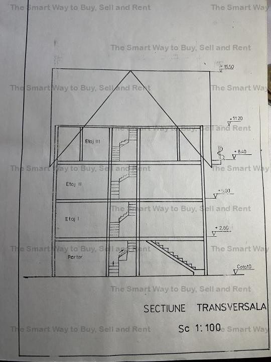 Casa P+3+M de vanzare Teren 1280 mp Centru Vatra Dornei 