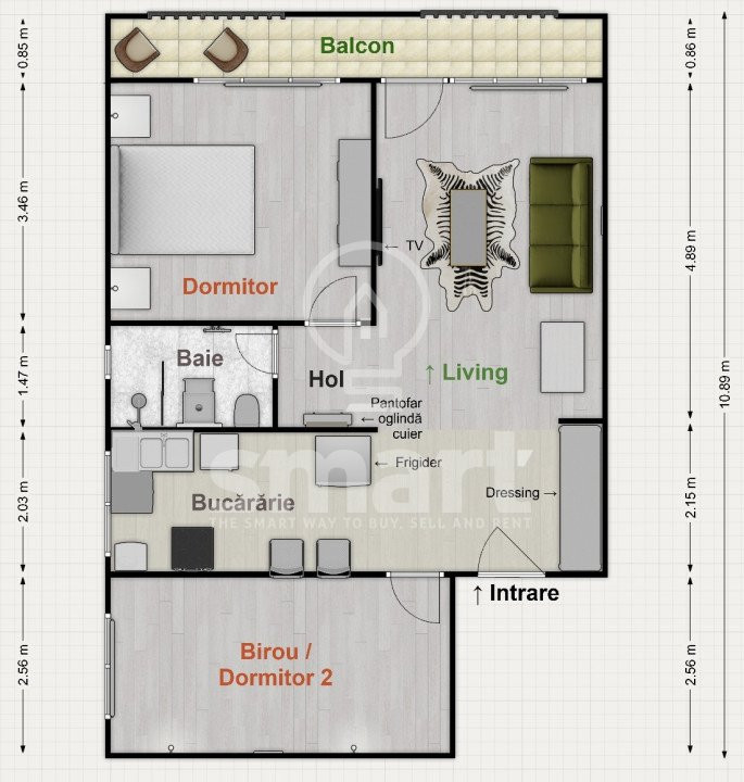 Apartament 3 camere | Prima închiriere | Ultracentral  Vedere spre Parc 