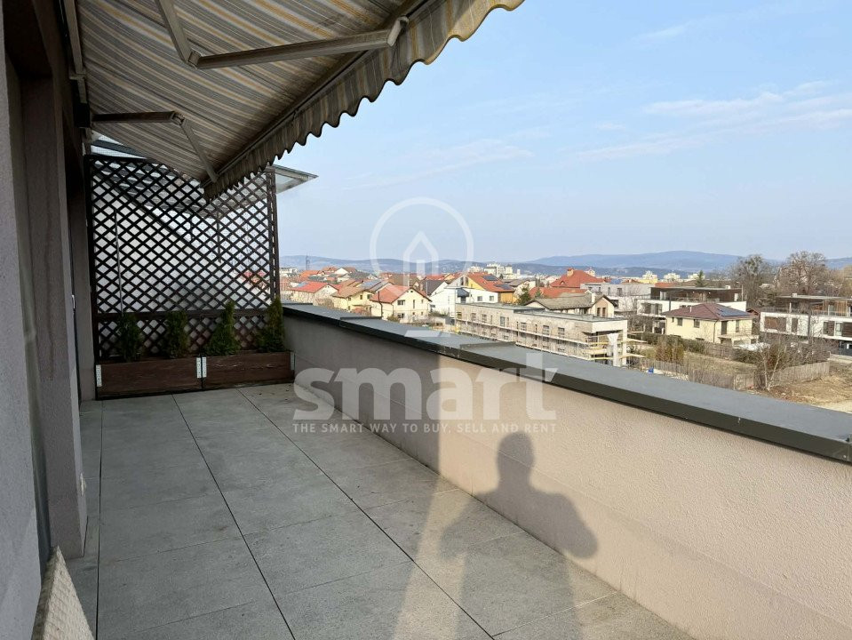 Apartament 3 camere Zorilor terasa 30 mp priveliste panoramica parcare bloc nou