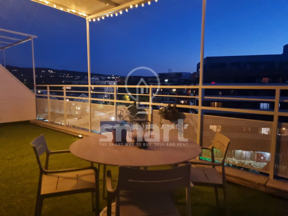 Penthouse de 230 mp pe 2 nivele in Buna Ziua - Priveliste top