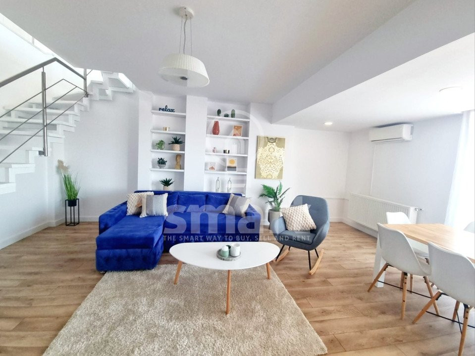 Penthouse de 230 mp pe 2 nivele in Buna Ziua - Priveliste top