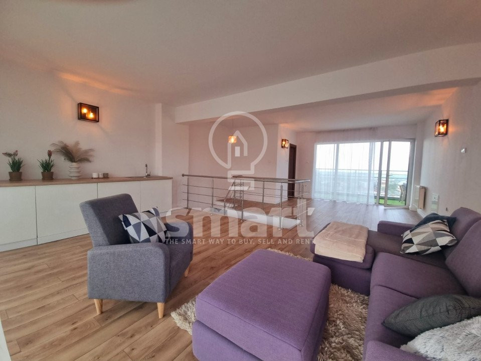 Penthouse de 230 mp pe 2 nivele in Buna Ziua - Priveliste top