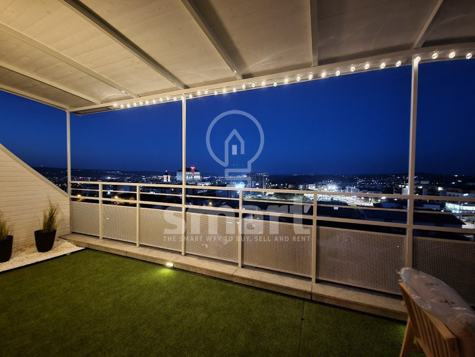 Penthouse de 230 mp pe 2 nivele in Buna Ziua - Priveliste top