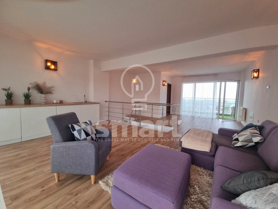 Penthouse de 230 mp pe 2 nivele in Buna Ziua - Priveliste top