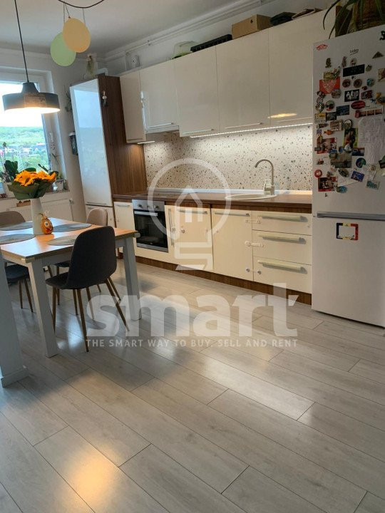 Apartament 2 camere 59mp+ terasa complex rezidential Borhanci 