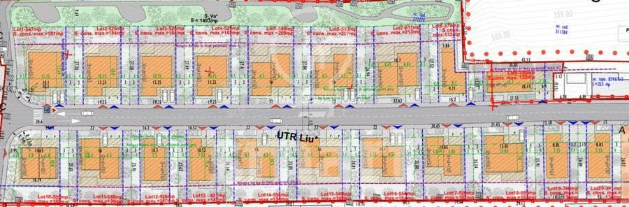 Teren 526 mp cu PUZ aprobat | Proiect duplex | Zona Gruia – Povarnișului
