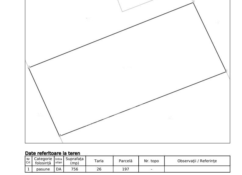 Teren pentru constructie Chinteni, zona Lacurilor front la 2 strazi