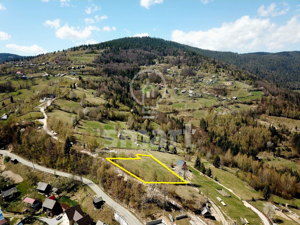 Teren de vânzare  1000 mp  Mătișești zona Belis Marisel in Parc Natural Apuseni 