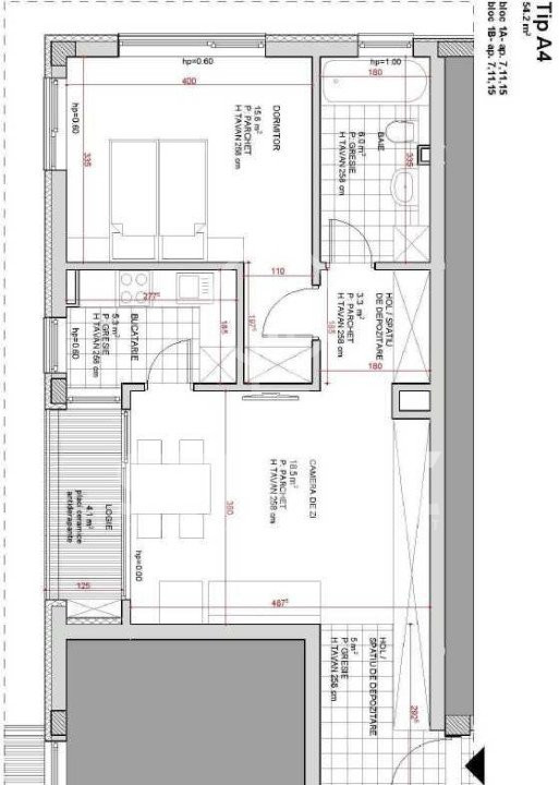 Apartament 2 camere  Andrei Mureșanu parcare subterană prima închiriere