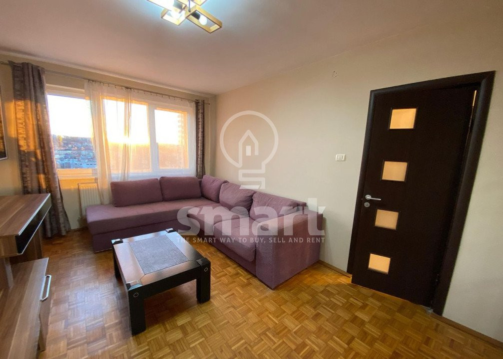 Apartament 2 camere decomandat zona Piața Abator bloc turn