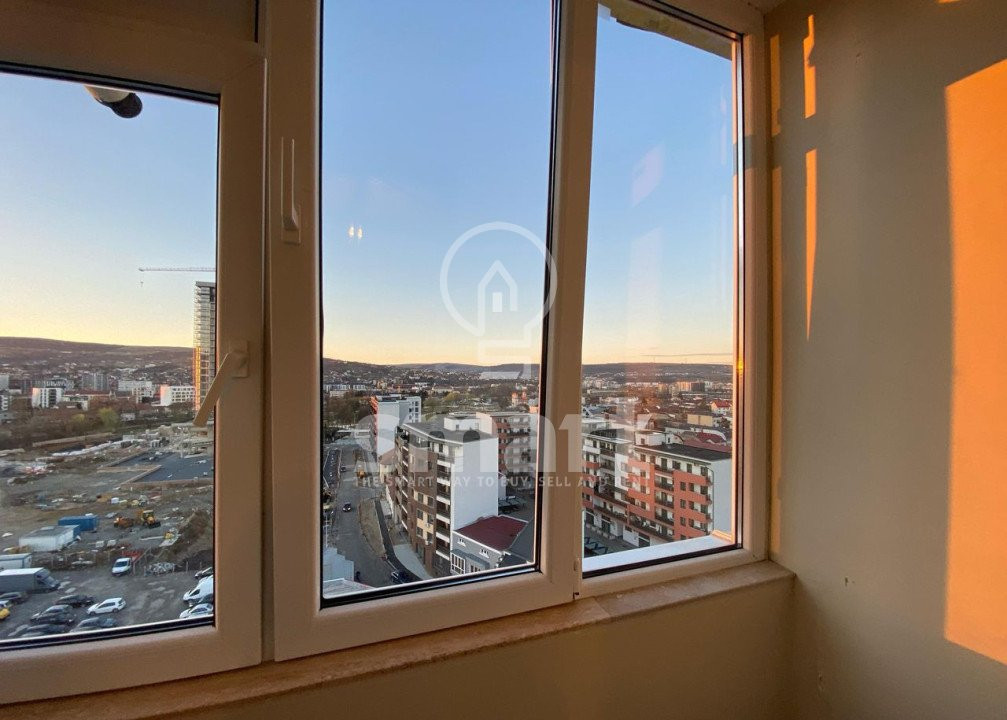 Apartament 2 camere decomandat zona Piața Abator bloc turn