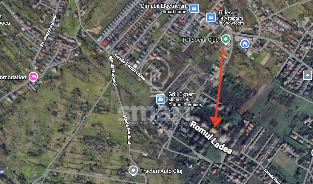 Teren construibil 800mp Borhanci zona Romul Ladea