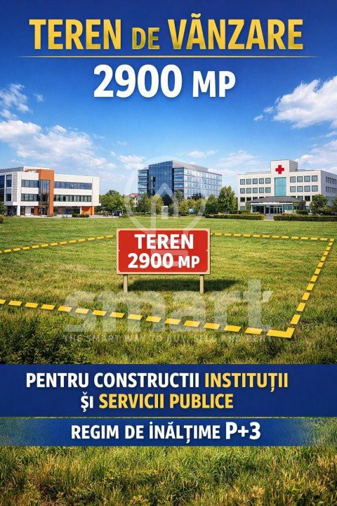 Teren premium in Zorilor pentru constructie Institutii si Servicii
