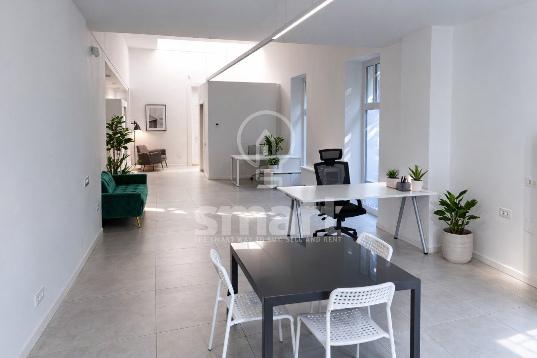 Spațiu birouri sau showroom Andrei Mureșanu 100 mp vilă terasă grădină 500mp